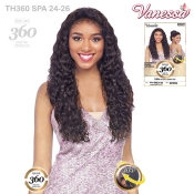Vanessa 100% Remi Brazilian Human Hair 360 Lace Front Part Wig - TH360 SPA 24-26